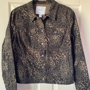 NINE WEST Animal PrintJacket NWOT